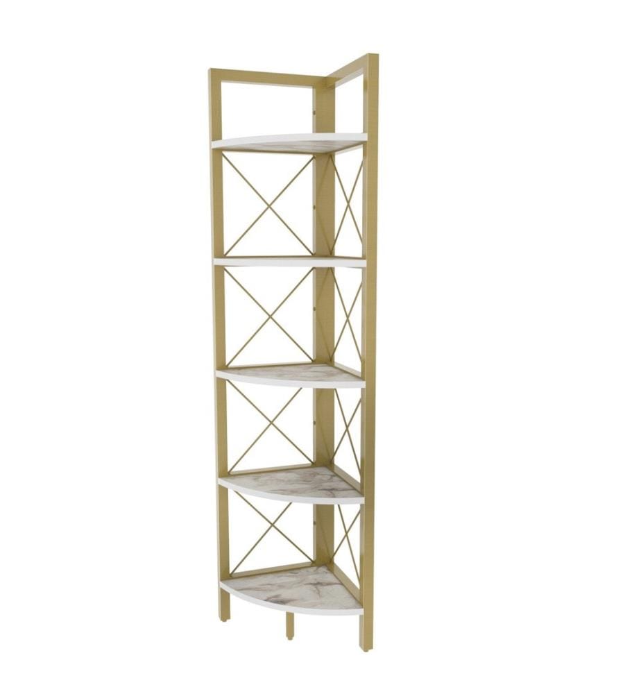 Libreria, Oro, Pannello di particelle rivestito di melamina