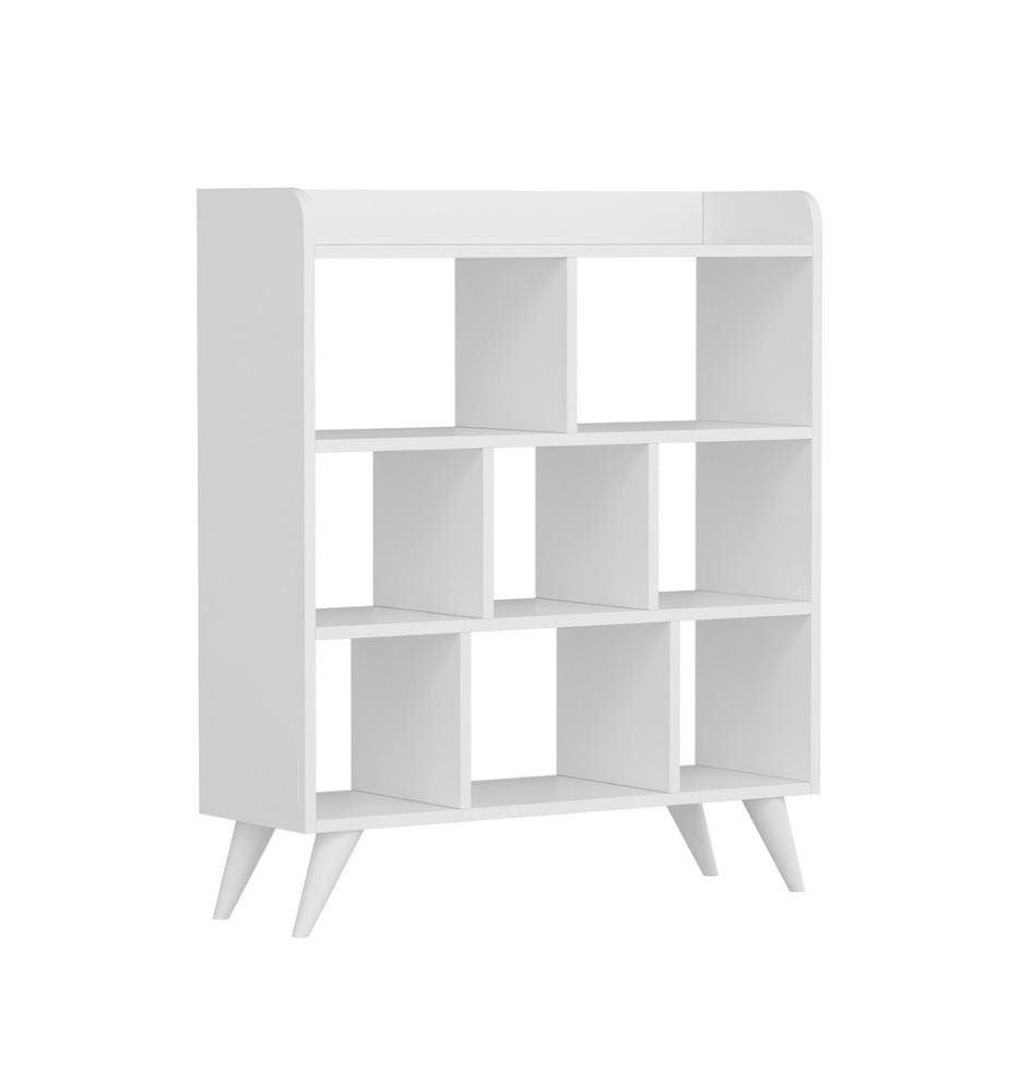 Scaffale, bianco, pannello truciolare rivestito in melamina