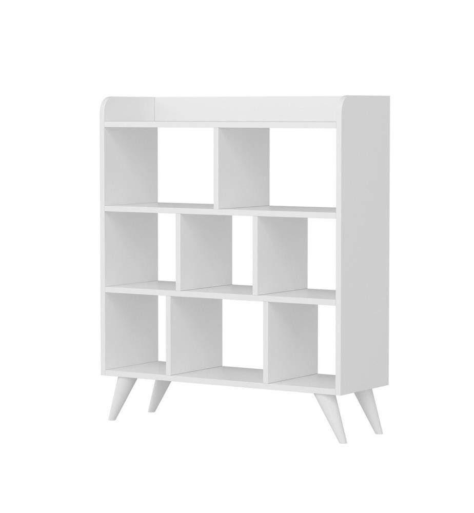 Scaffale, bianco, pannello truciolare rivestito in melamina