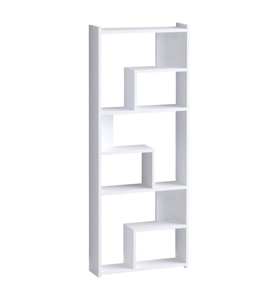 Scaffale, bianco, pannello truciolare rivestito in melamina