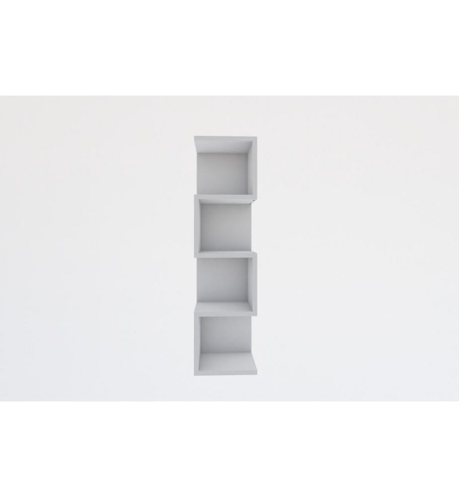 Scaffale, bianco, pannello truciolare rivestito in melamina