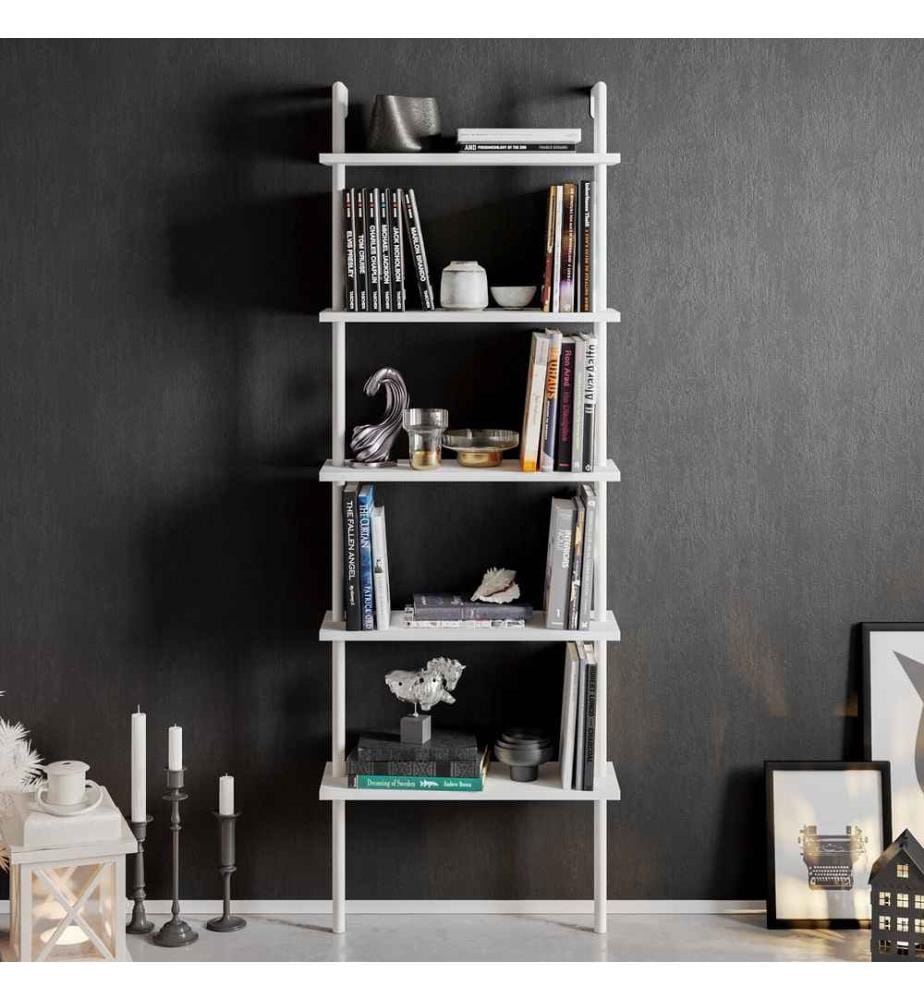 Scaffale, bianco, pannello truciolare rivestito in melamina
