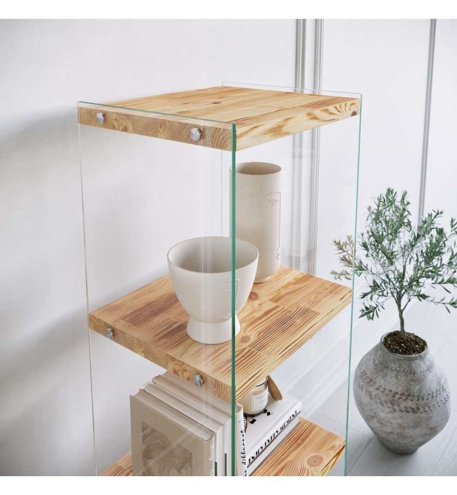 Libreria, Rovere, Pino massiccio, Materiale delle gambe
