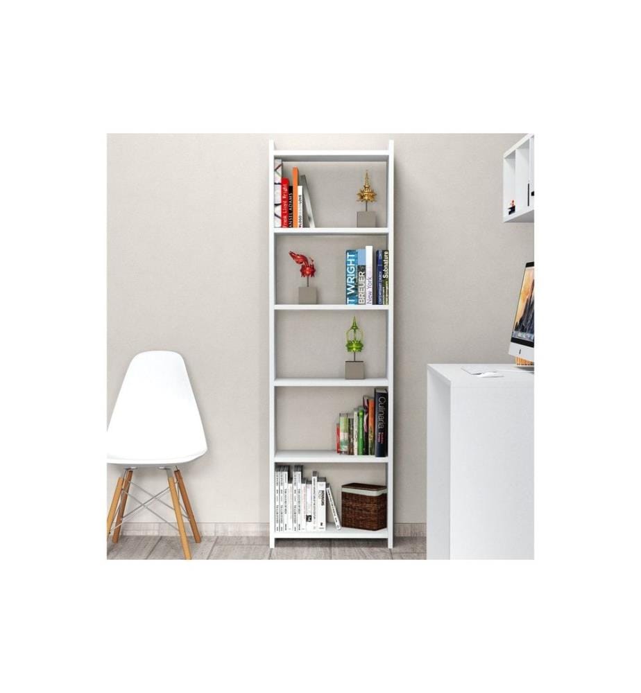 Scaffale, bianco, pannello truciolare rivestito in melamina