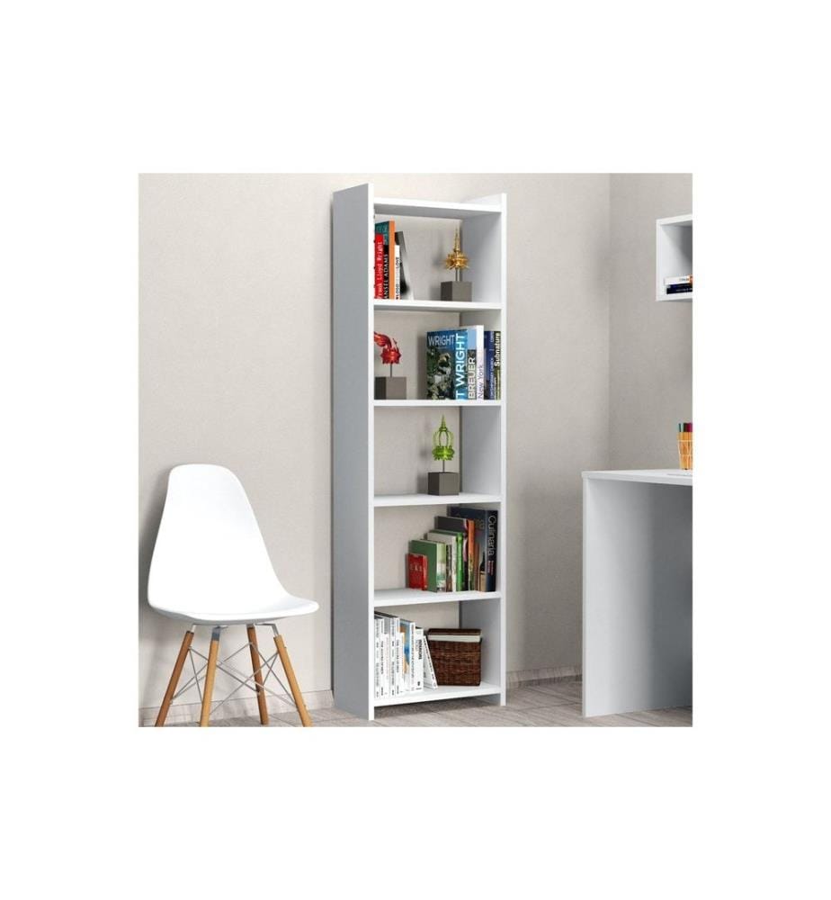 Scaffale, bianco, pannello truciolare rivestito in melamina