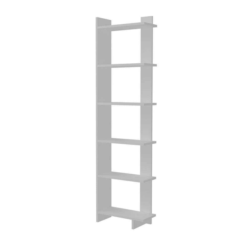 Scaffale, bianco, pannello truciolare rivestito in melamina