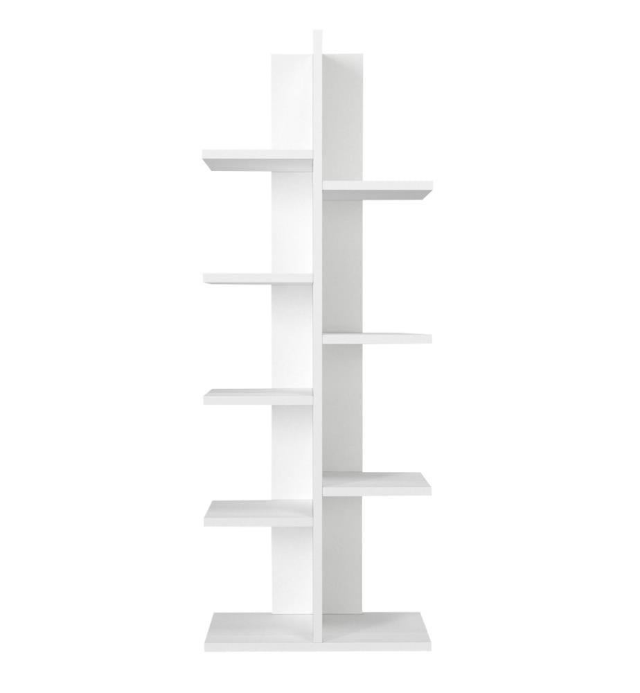 Scaffale, bianco, pannello truciolare rivestito in melamina
