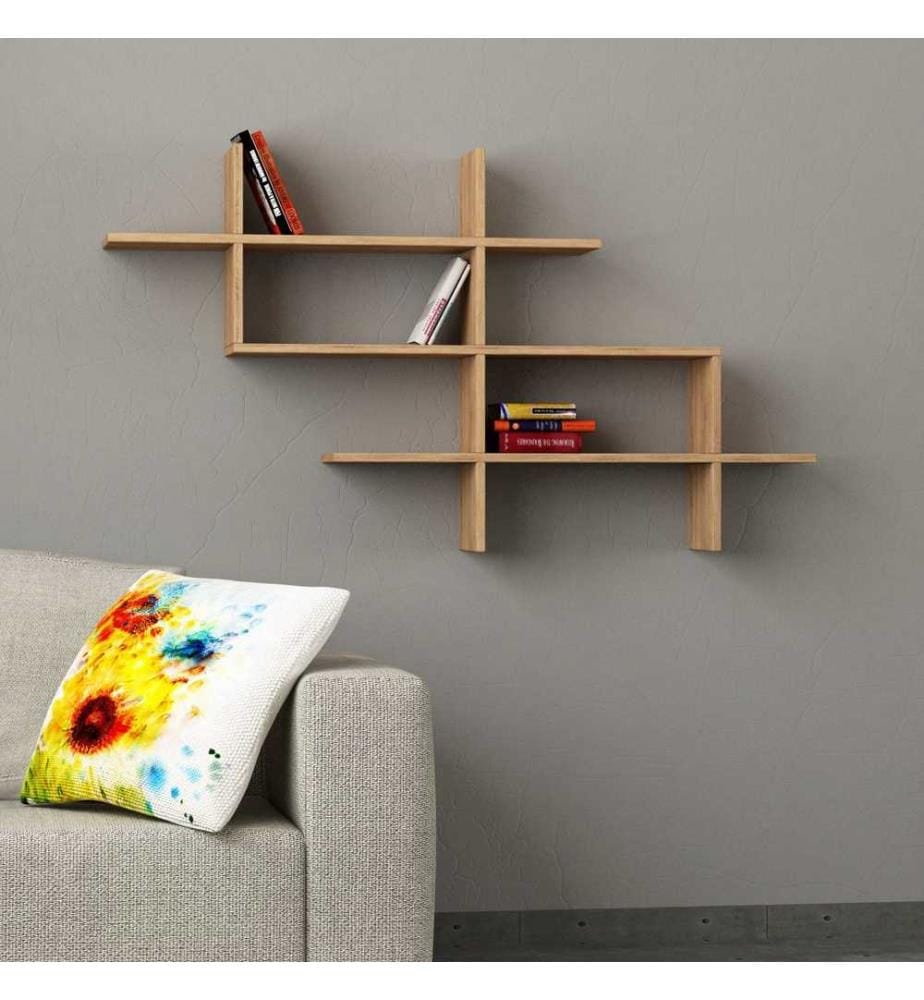 Libreria, Rovere, Pannello di particelle rivestito in melamina