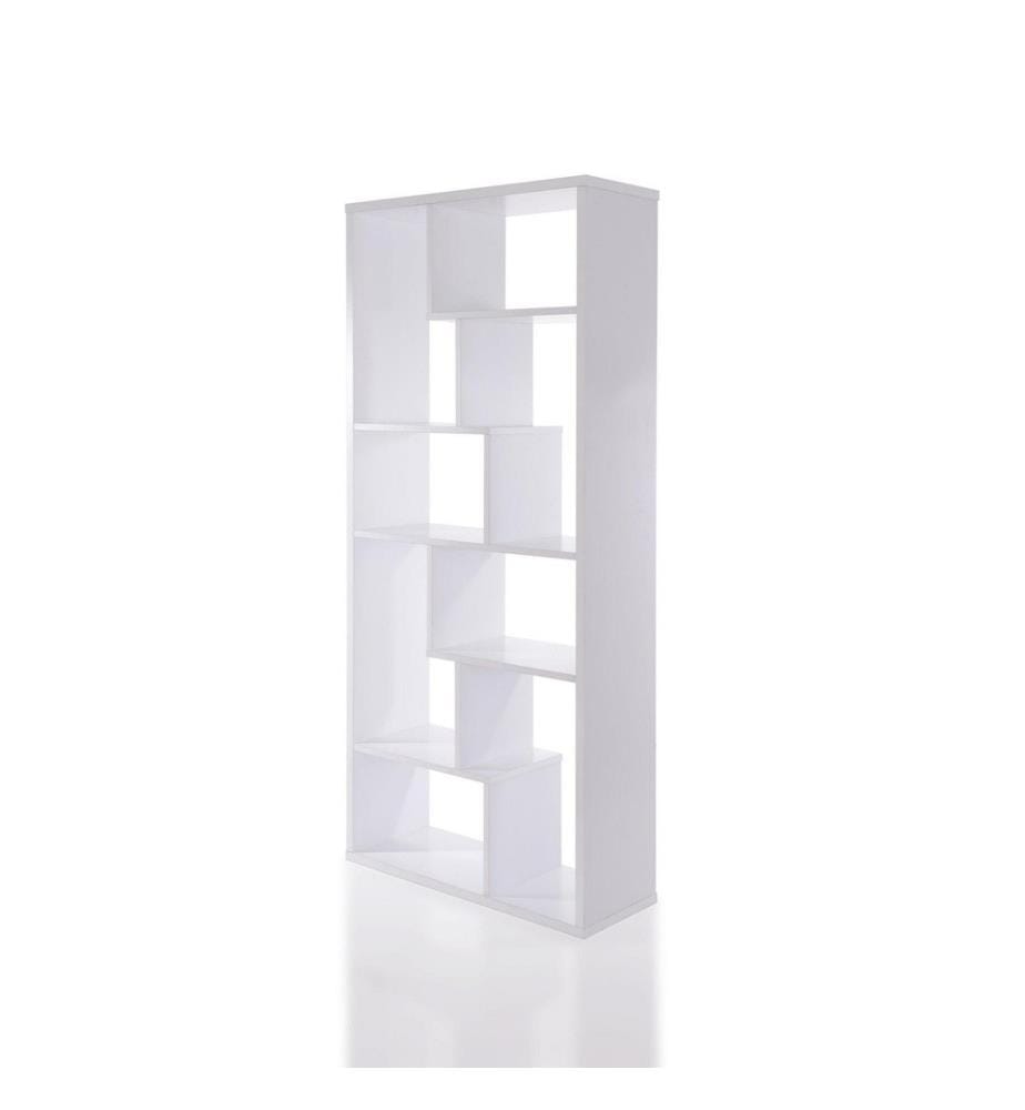 Scaffale, bianco, pannello truciolare rivestito in melamina
