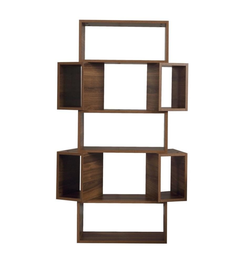 Libreria, Noce, Pannello di particelle rivestito di melamina