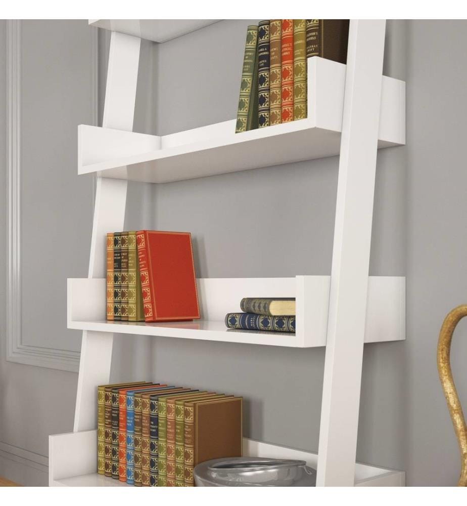 Scaffale, bianco, pannello truciolare rivestito in melamina