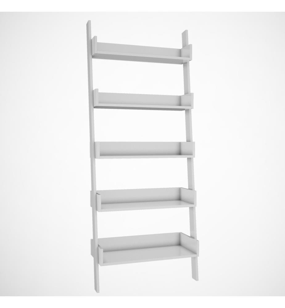Scaffale, bianco, pannello truciolare rivestito in melamina