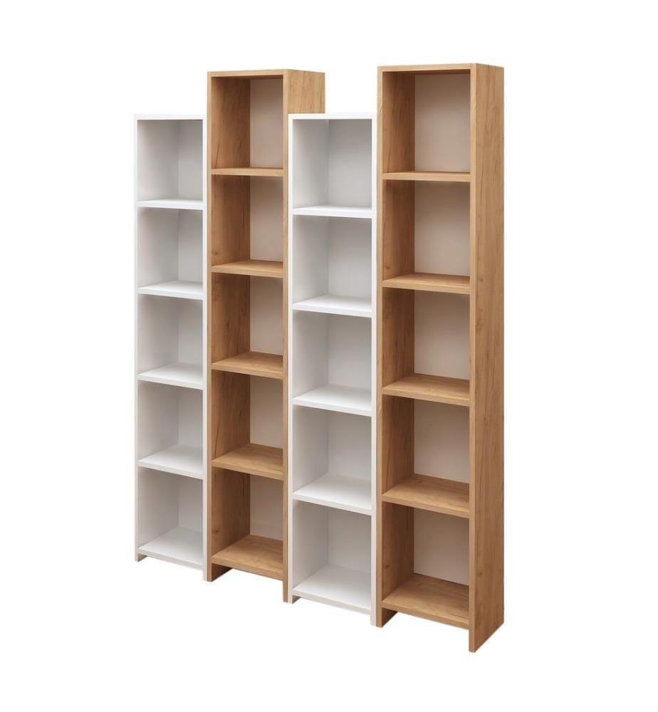 Bibliothèque, Chêne blanc, Panneau de particules mélaminé
