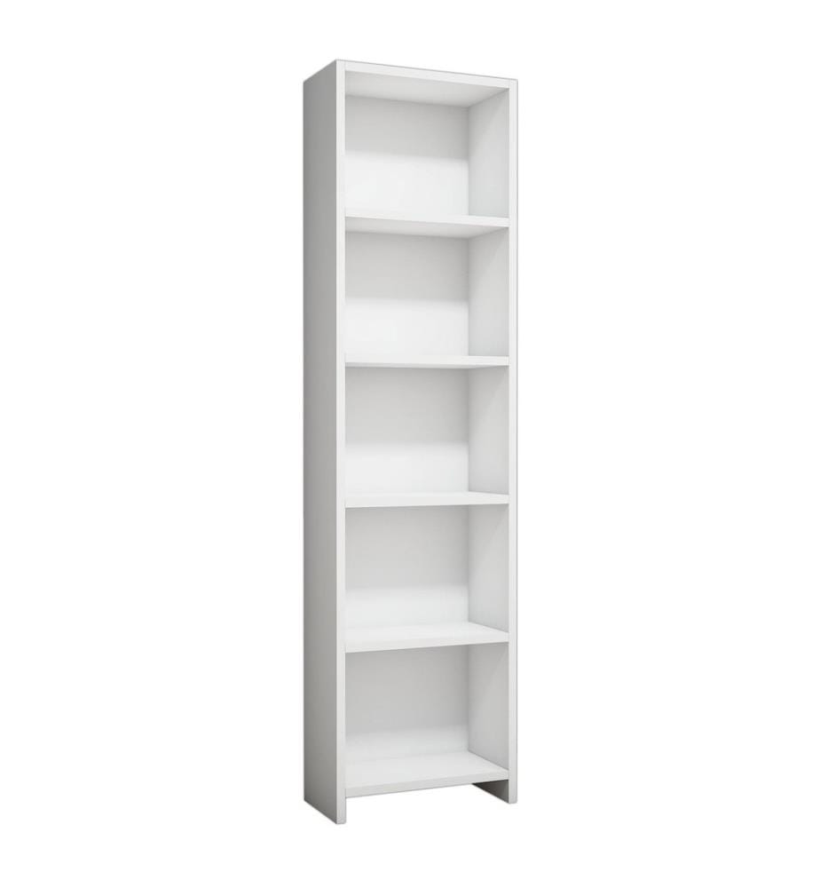 Scaffale, bianco, pannello truciolare rivestito in melamina