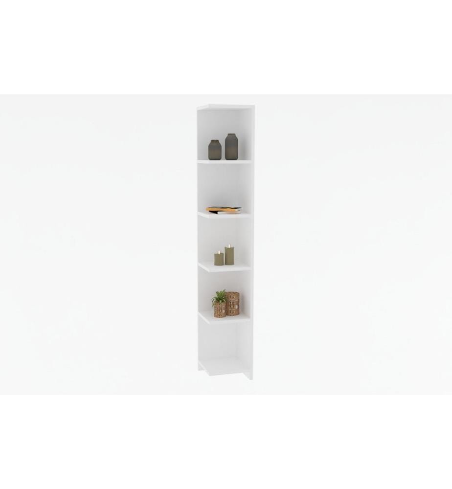 Scaffale, bianco, pannello truciolare rivestito in melamina