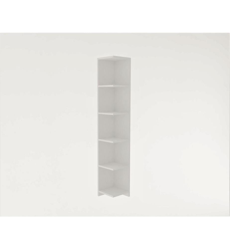 Scaffale, bianco, pannello truciolare rivestito in melamina