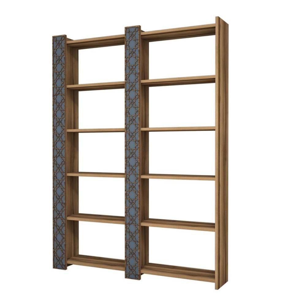 Libreria, calcedonio di noce, pannello di particelle rivestito di melamina