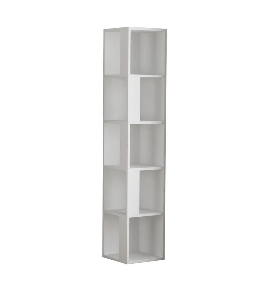 Scaffale, bianco, pannello truciolare rivestito in melamina