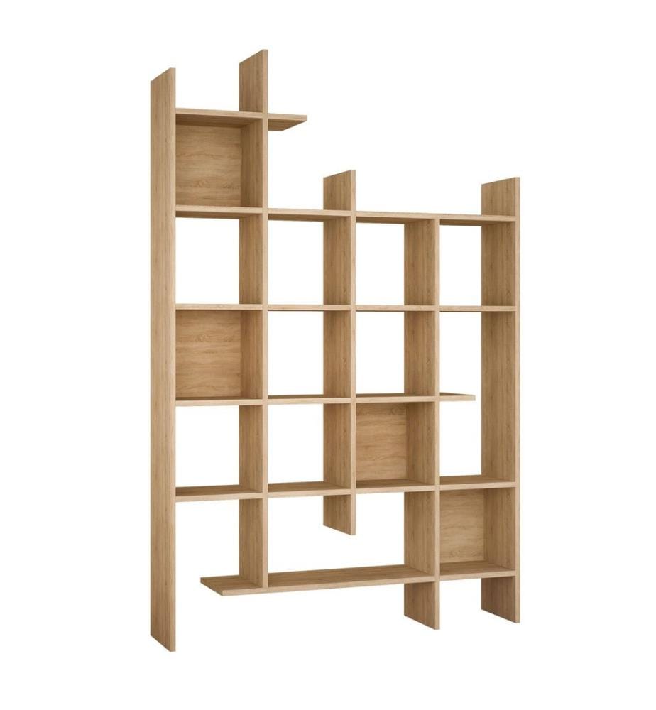 Bücherregal, Eiche, Melaminbeschichtete Spanplatte