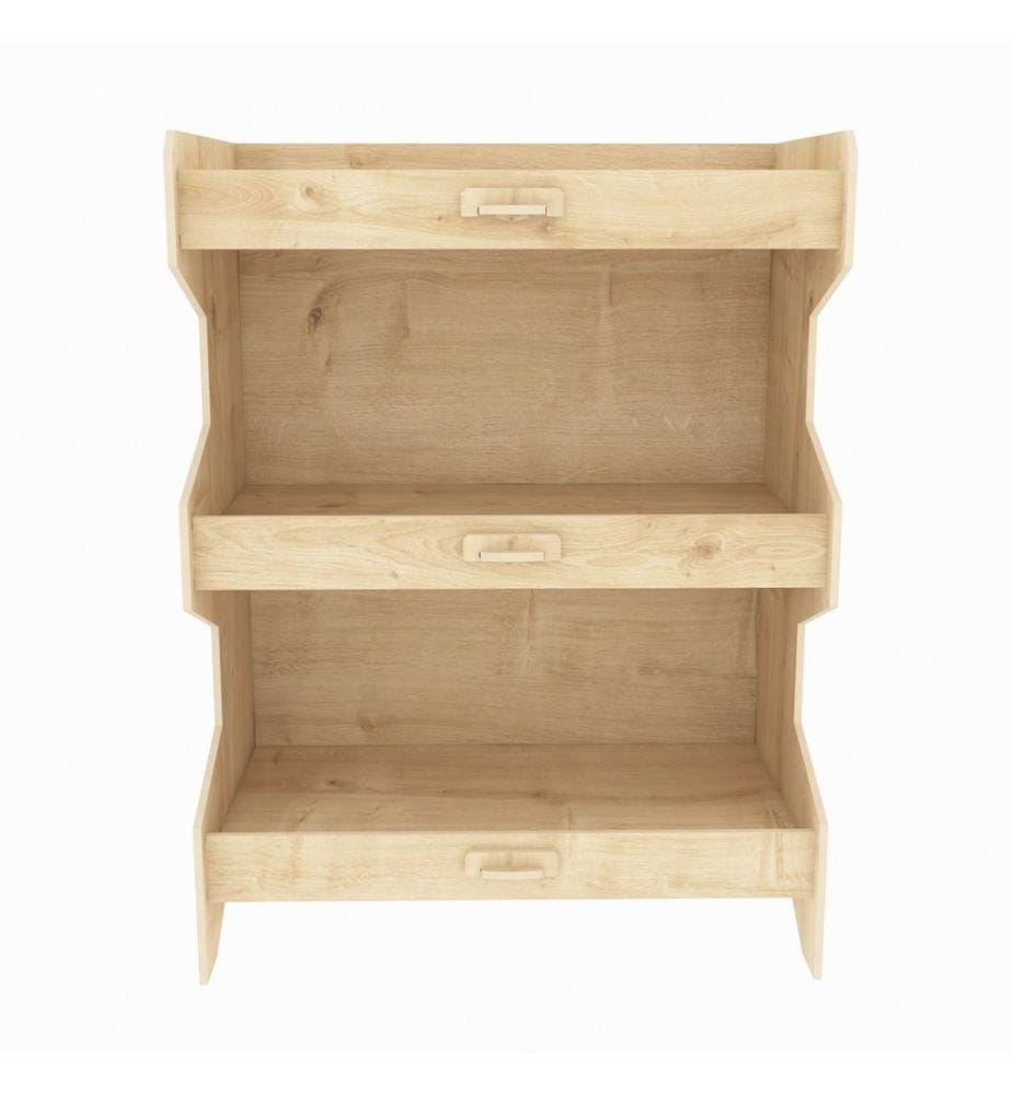 Libreria, Rovere, Pannello di particelle rivestito in melamina