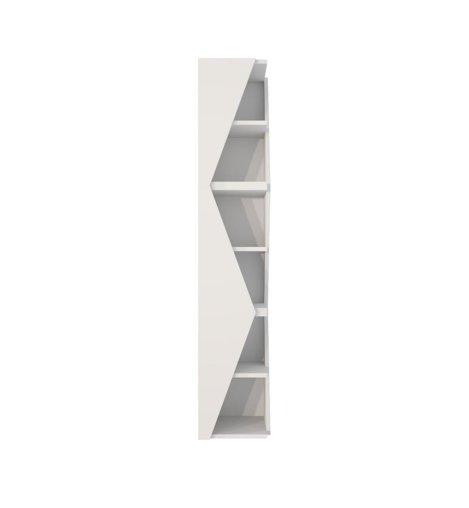 Scaffale, bianco, pannello truciolare rivestito in melamina
