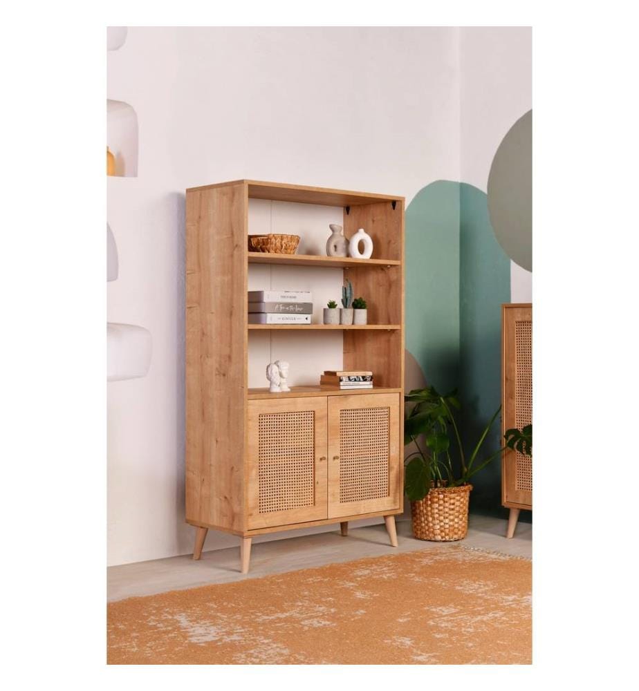 Libreria, Rovere, Legno di carpino, Gambe di carpino