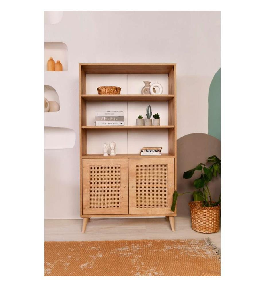 Libreria, Rovere, Legno di carpino, Gambe di carpino