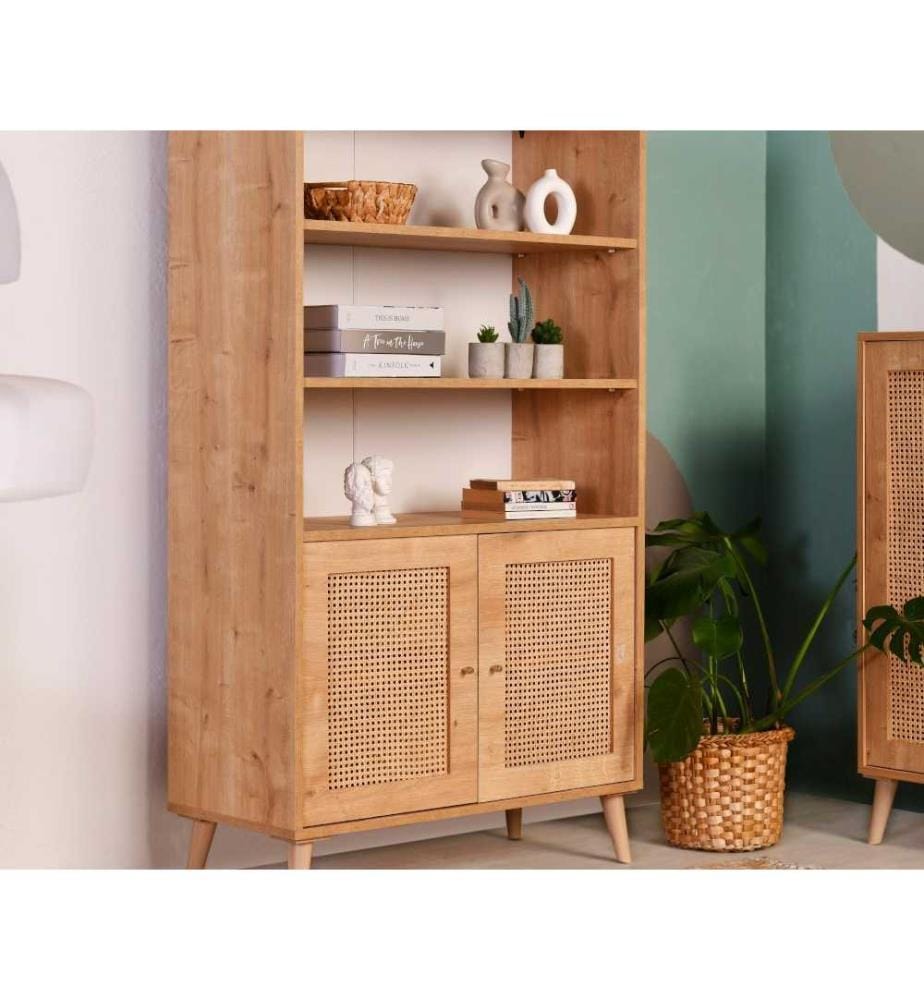 Libreria, Rovere, Legno di carpino, Gambe di carpino