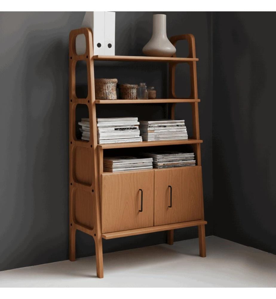 Bücherregal, 100 % Hornbuchen-Sperrholz, Teak