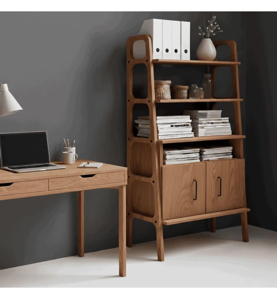 Bücherregal, 100 % Hornbuchen-Sperrholz, Teak
