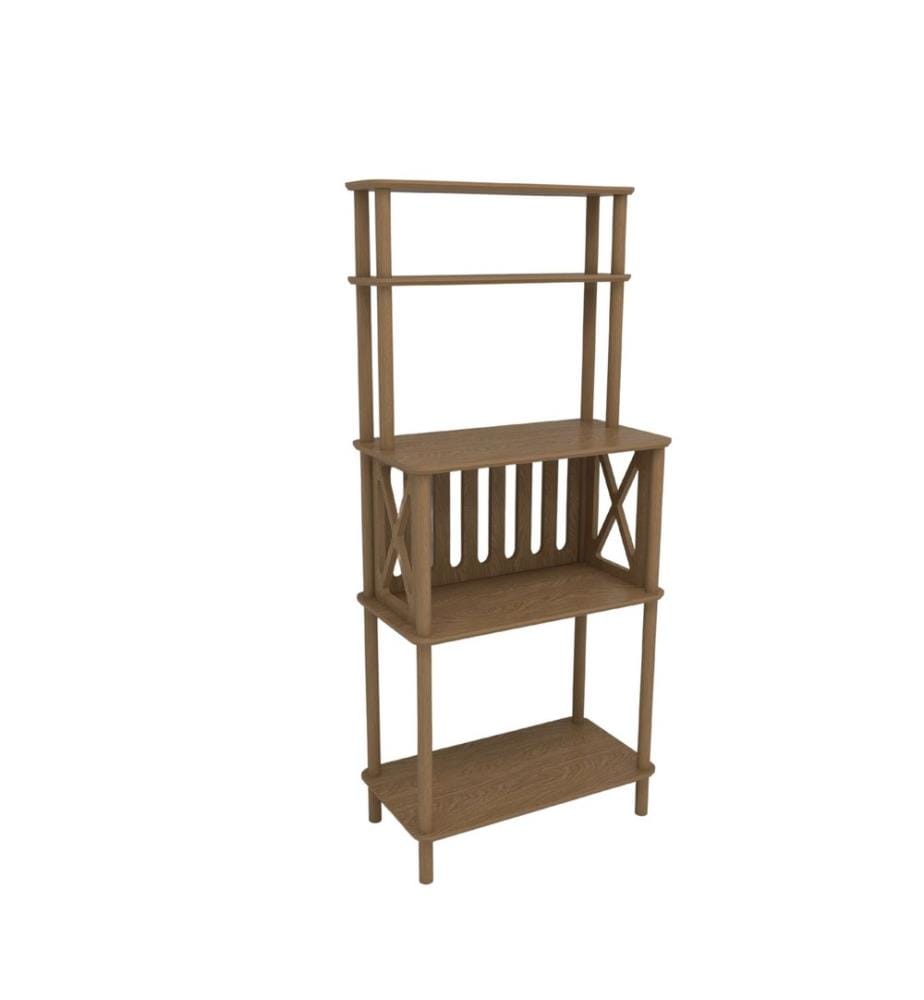 Mehrzweckregal, 100 % MDF, Eiche