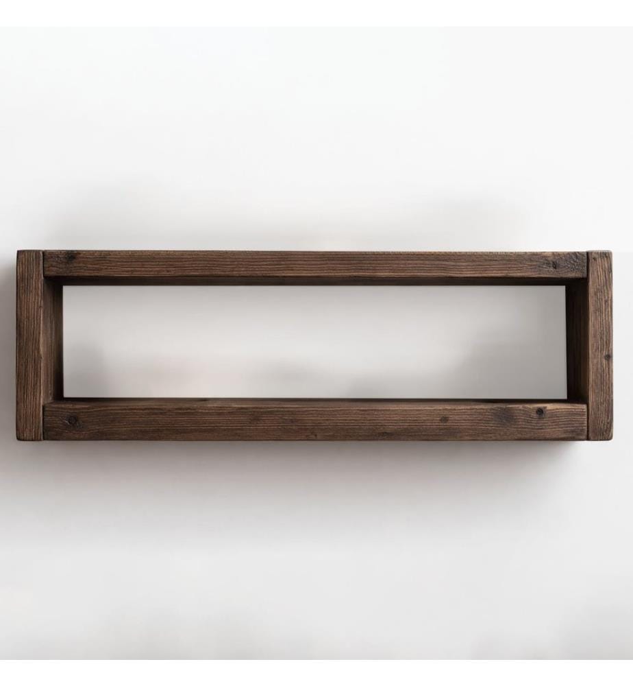 Dekoratives Wandregal aus Holz, 100 % Massivholz