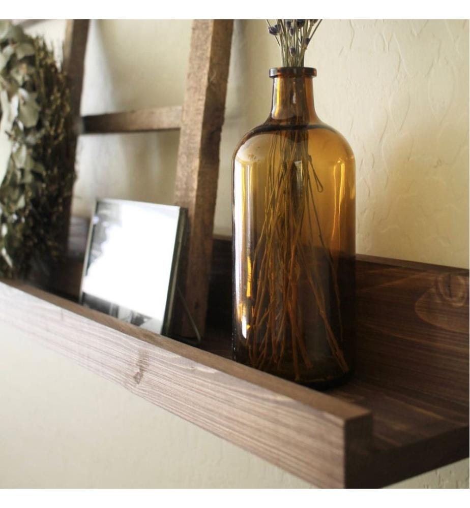 Dekoratives Wandregal aus Holz, 100 % Massivholz