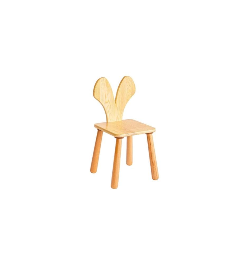 Chaise enfant, chêne, pin