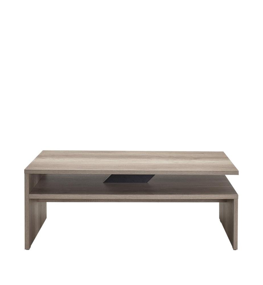 Table basse, Noyer Clair, Panneau de particules mélaminé