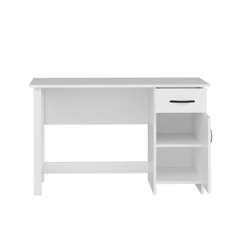 Bianco, Tavolini Da Caffè, 74X120X60 cm, Piastra Di Particelle Rivestita Con Melamina