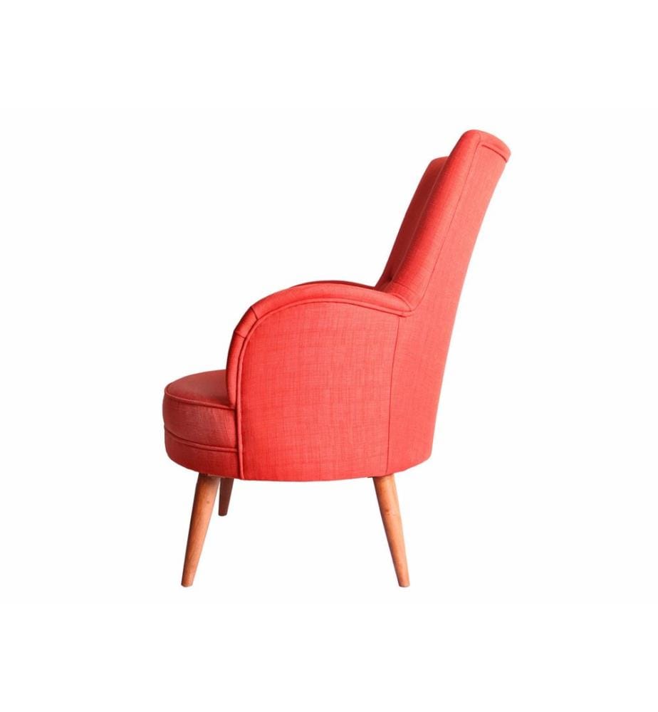 Carreau Rouge, Chaise De Bistrot, Bois Cadre Massif