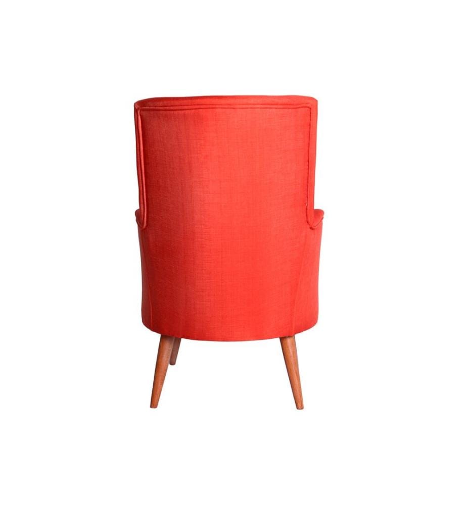 Carreau Rouge, Chaise De Bistrot, Bois Cadre Massif