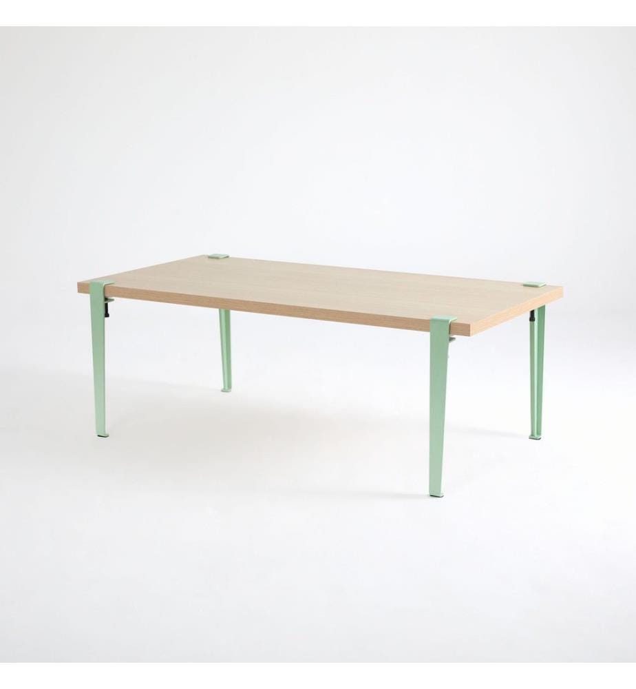 Tavolino, Legno Verde Menta, Piastra Di Particelle Rivestita