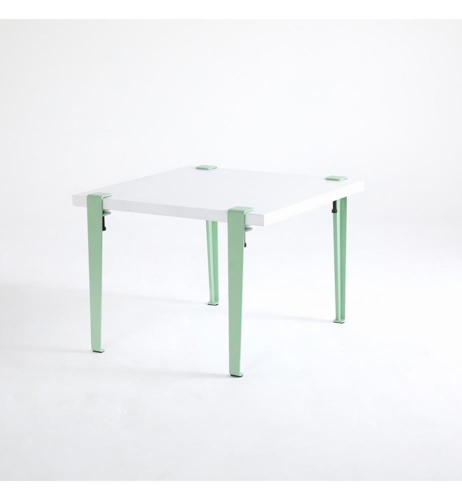 Tavolino, Bianco Menta Scheda Di Particelle Verdi, Di Melamina