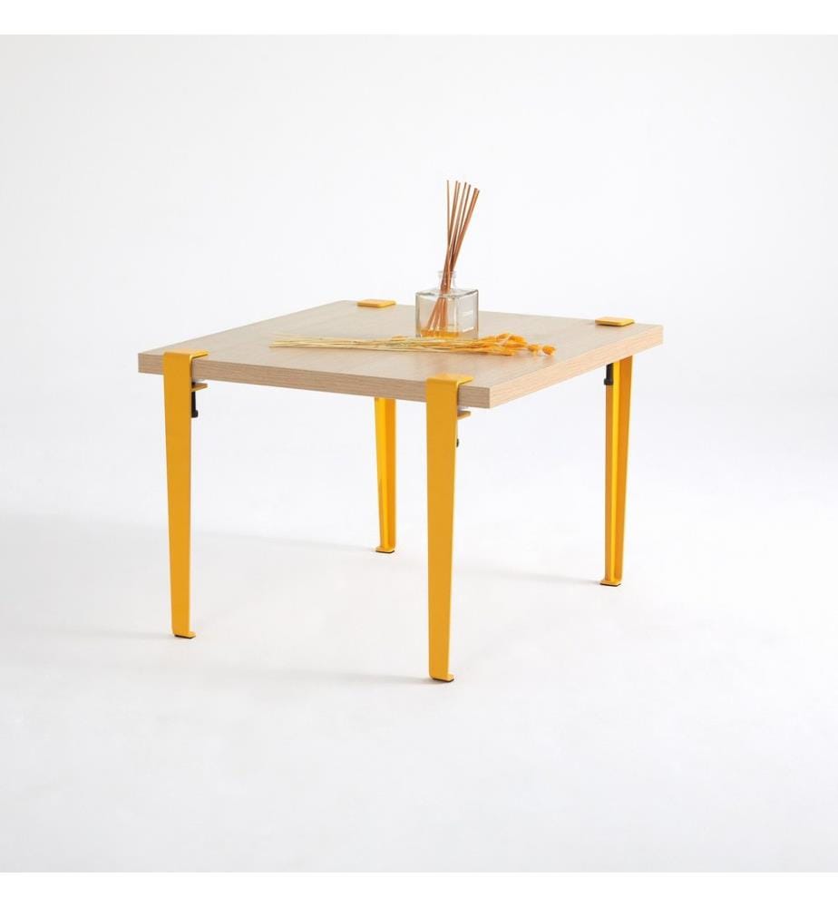Tavolino, Legno Piastra Di Particelle Giallo, Di Melamina