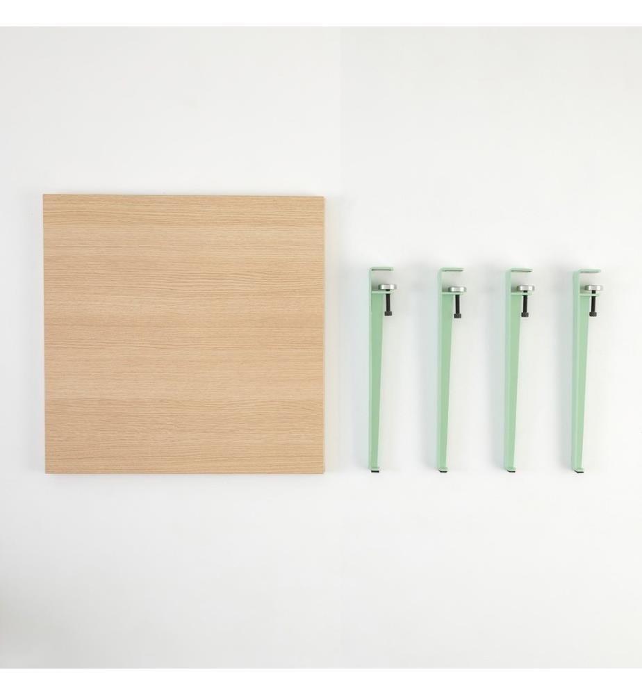 Tavolino, Legno Verde Menta, Piastra Di Particelle Rivestita