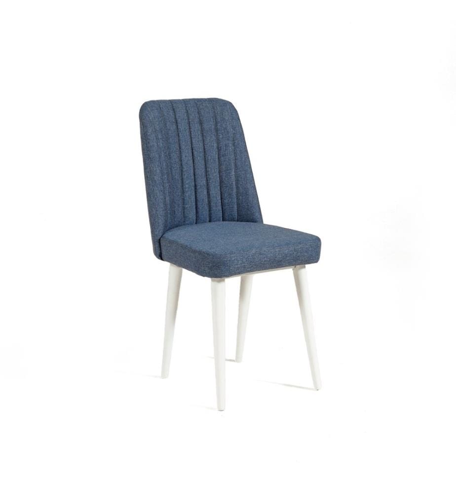 Bianco, Sedia Da Ufficio, 85X46X46 cm, Piastra Di Particelle Con Rivestimento A Melamina