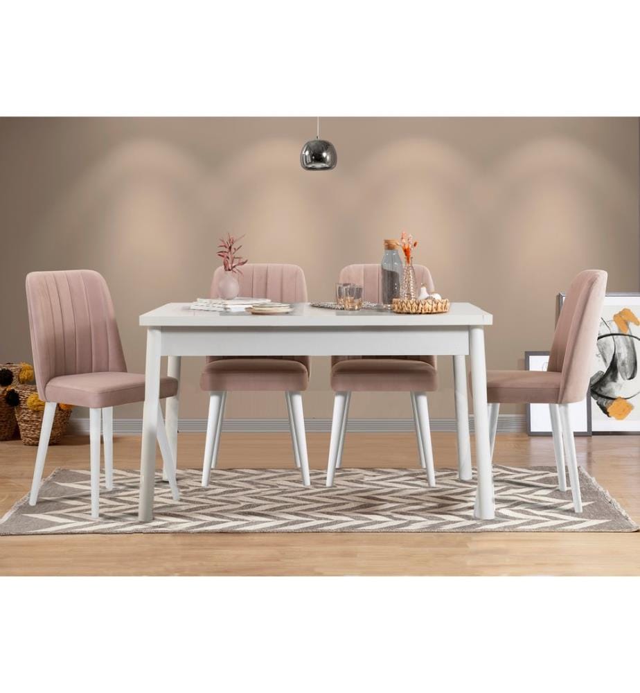 Bianco, Tavolini Da Caffè, 75X120X75 cm, Piastra Di Particelle Con Rivestimento Melamina