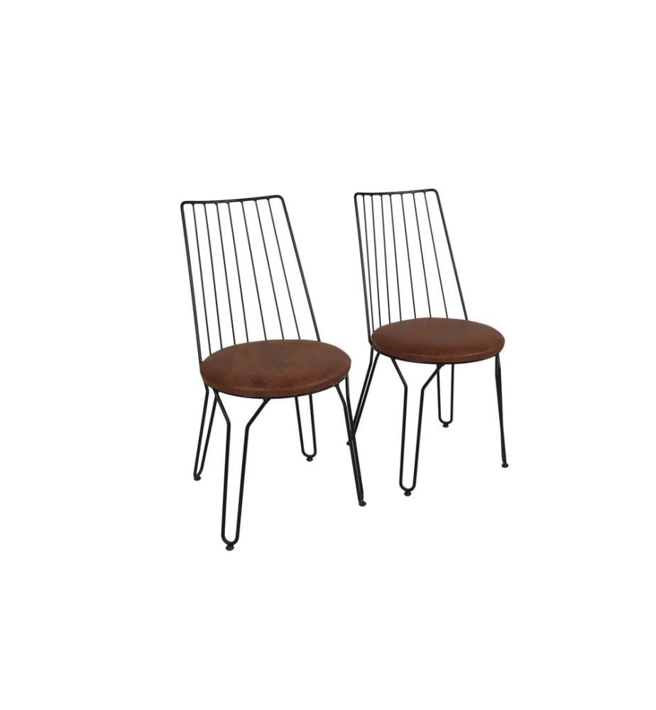 Nero, Sedia Da Ufficio, 84X44X44 cm, Metallo Telaio