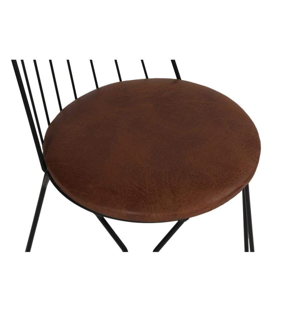 Nero, Sedia Da Ufficio, 84X44X44 cm, Metallo Telaio