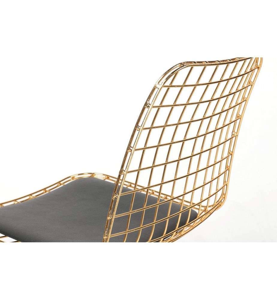 Oro, Sedia Da Ufficio, 81X46X42,5 cm, Metallo Telaio