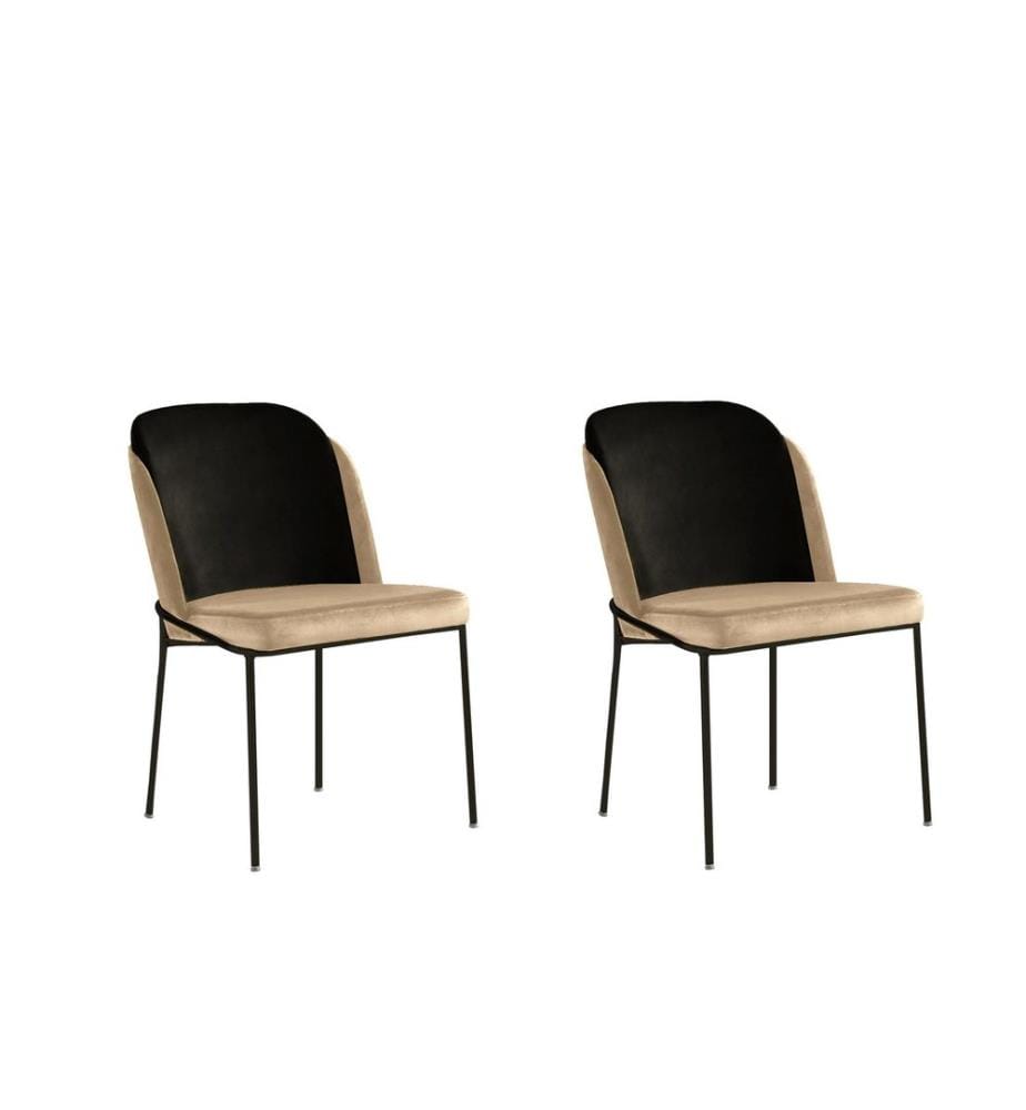 Sedia, Nero Crema,