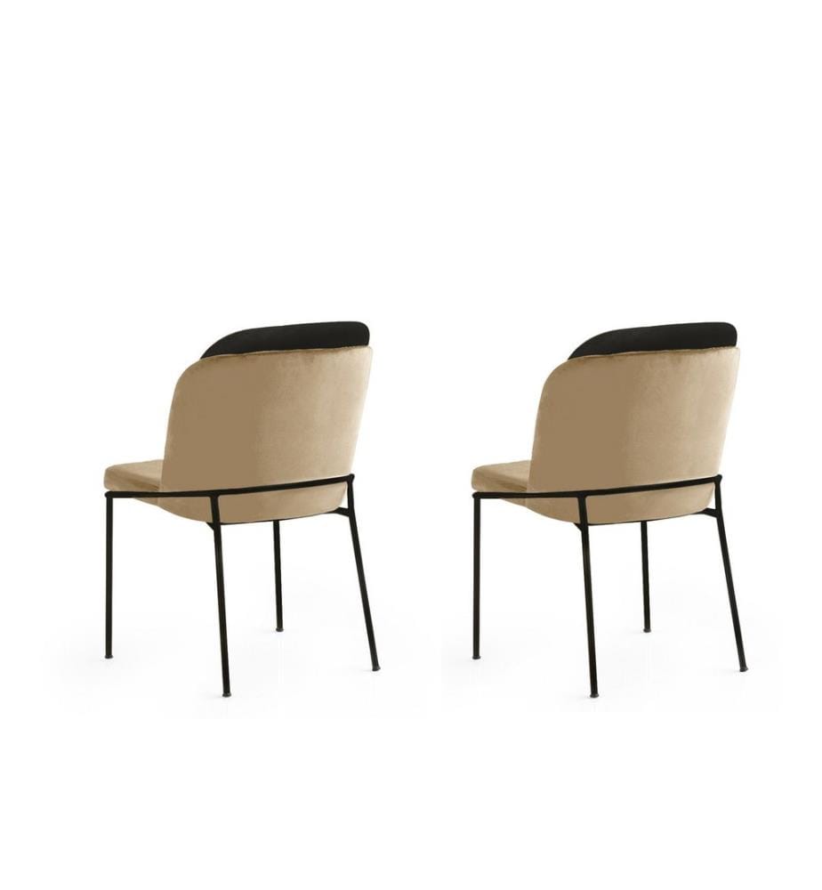 Sedia, Nero Crema,