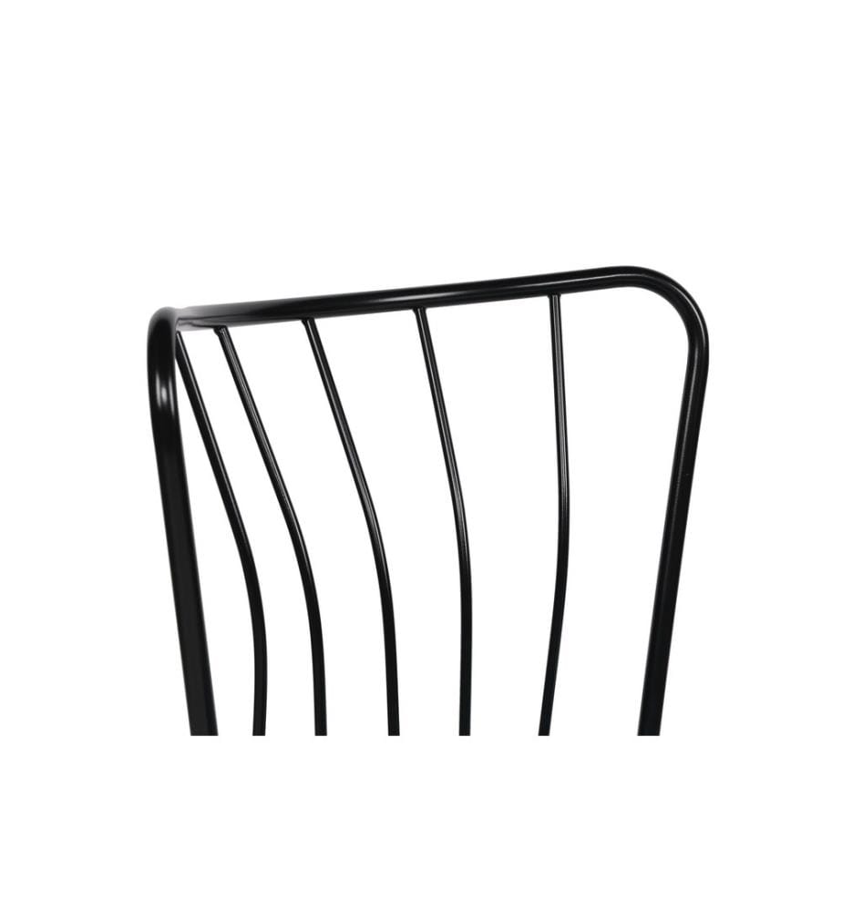 Ensemble de chaises, 2 pièces, bleu, noir, piétement : Métal, Siège : Tissu Velours / Panneau de particules mélaminé, Dossier : Métal